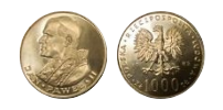 1 000 złotych Jan Paweł II