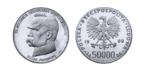 50 000 złotych Józef Piłsudski